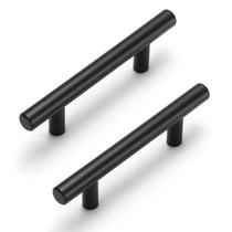 Alças de gabinete Estmoon Matte Black Stainless Steel 5" de comprimento Alças de gabinete Estmoon Matte Black Stainless Steel 5" de comprimento