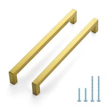 Alças de gabinete JOY DECOR Gold em aço inoxidável 224 mm, pacote com 5