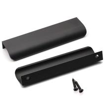 Alças de gabinete: liga de alumínio preta dourada, quente, 128 mm, pacote 25 Alças de gabinete: liga de alumínio preta dourada, quente, 128 mm, pacote 25