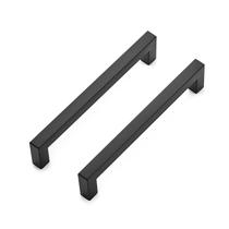 Alças de gabinete Ravinte Matte Black 6,25 polegadas, pacote com 3