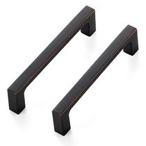 Alças de Gabinete Ravinte - Pacote com 15 Peças - Bronze Sólido Polido a Óleo (10cm)