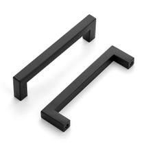 Alças de gabinete Ravinte, pacote com 40, preto fosco, puxadores de 12,7 cm