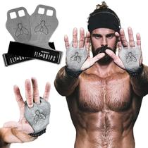 Alças de ginástica JerkFit Fly Grips 2 Finger Vegan Large