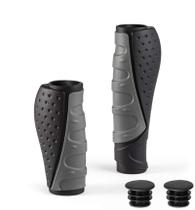 Alças de guidão de bicicleta PRUNUS Rubber Ergonomic MTB 90mm+130mm