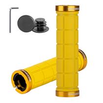 Alças de guidão de bicicleta ROCKBROS Double Lock antiderrapantes de 22 mm