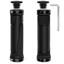 Alças de guidão QEWORANE, fechadura dupla de borracha antiderrapante de 13 cm Alças de guidão QEWORANE, fechadura dupla de borracha antiderrapante de 13 cm