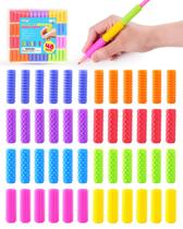 Alças de lápis de silicone texturizadas Fidget Toy LESONG, pacote com 48