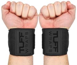 Alças de pulso TuffWraps Villain 16 para academia - levantamento de peso Alças de pulso TuffWraps Villain 16 para academia - levantamento de peso