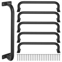Alças de segurança ESPETS de 43,7 cm de metal preto para playground, pacote com 6 Alças de segurança ESPETS de 43,7 cm de metal preto para playground, pacote com 6