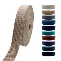 Alças de tecido Dortrue, algodão pesado de 1 polegada, 10 jardas para bolsas