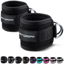 Alças de tornozelo Fitgriff V1 para máquina de cabo (2 peças) - pretas Alças de tornozelo Fitgriff V1 para máquina de cabo (2 peças) - pretas