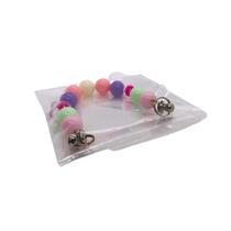 Alças em pérolas com cristais de ursinhos cor:coloridas Alças em pérolas com cristais de ursinhos cor:coloridas