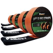 Alças Lift Sling PAMAZY, poliéster de 2 camadas, capacidade de 18800 libras