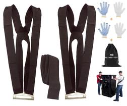 Alças móveis MAXBROTHERS para 2 pessoas que levantam até 800 libras Alças móveis MAXBROTHERS para 2 pessoas que levantam até 800 libras