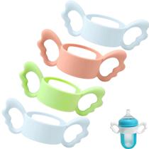 Alças para Garrafa JXMYJR Kit com 4 Unidades Design de Asa em Silicone Alças para Garrafa JXMYJR Kit com 4 Unidades Design de Asa em Silicone