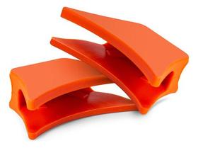 Alças Removíveis De Silicone Laranja Le Cook