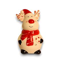 Alce de Natal Branco/Vermelho Alce de Natal Branco/Vermelho