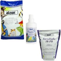 Alcon Club Coleiro Green 5kg +Alcon Club Banho 100ml +Alcon Club Farinhada 18-PB 500g