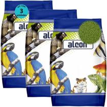 Alcon Club Coleiro Green Super Premium 5Kg Kit Com 3