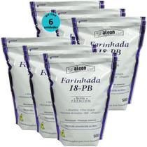 Alcon Club Farinhada 18-PB 500g Super Premium Para Aves Ornamentais Kit Com 6