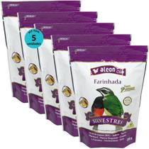 Alcon club farinhada silvestres 250g super premium kit com 5 para azulão, bicudo, coleiro, caboclinho, curió, pássaro-preto, sabiá, trinca-ferro Alcon club farinhada silvestres 250g super premium kit com 5 para azulão, bicudo, coleiro, caboclinho, curió, pássaro-preto, sabiá, trinca-ferro