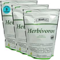 Alcon Club Health Herbívoros 500g Super Premium Kit Com 3 unidades