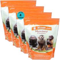 Alcon club monkey cookies 450g kit com 4 para macaco-prego, sagui, mico, bugios, macaco-de-cheiro Alcon club monkey cookies 450g kit com 4 para macaco-prego, sagui, mico, bugios, macaco-de-cheiro