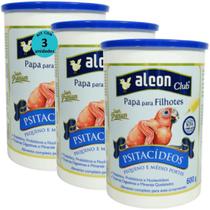 Alcon Club Papa Filhotes Psitacídeos Super Premium 600G Kit