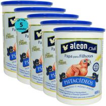 Alcon Club Papa Para Filhotes Psitacídeos Super Premium 600g Kit Com 5