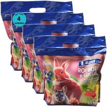 Alcon Club Roedores e Coelhos 1,5Kg Super Premium Kit Com 4