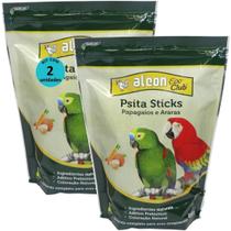 Alcon eco club psita sticks 450g kit com 2 para papagaios e araras