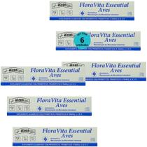 Alcon flora vita essential para aves passáros 6g kit com 6