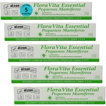 Alcon flora vita essential para pequenos mamíferos 6g kit com 5