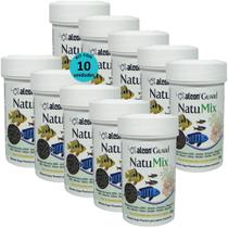 Alcon guard natu mix 30g para peixes ornamentais kit com 10