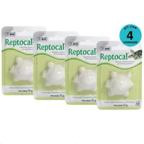Alcon Reptocal 15g Para Répteis Para Tartaruga Kit Com 4