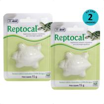 Alcon Reptocal 15g Para Répteis Tartaruga Kit Com 2