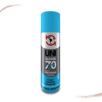 Álcool Aerossol 70% Higienizador Bactericida Uni1000 300 Ml - Uni 1000