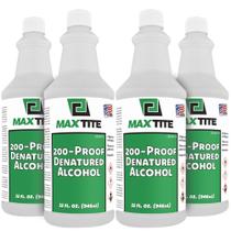 Álcool desnaturado MAXTITE 200 Proof 1L (4 garrafas de 1L)
