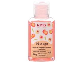 Álcool em Gel 70% Antisséptico de Bolsa - Pêssego Kiss New York 26g