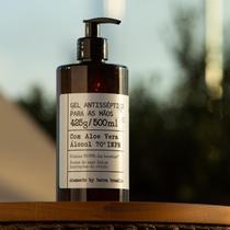 Álcool em Gel Antisséptico Perfumado 500ml c/ Válvula Simples Realgems