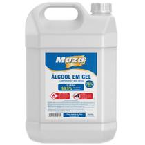 Álcool em Gel Higienizador 70% 5 Litros - MAZA