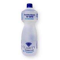 Álcool Etílico Hidratado 70% INPM Bactericida Clarity - 1 Litro 1L - Unidade