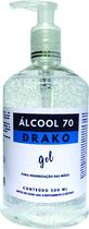 Álcool gel 70 500ml com pump Drako para Higienização das mãos - Drako Quimica