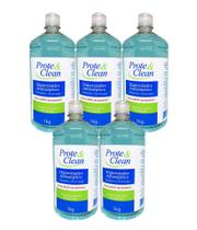 Álcool Gel 70% Higienizador Antisséptico Prote & Clean 1kg - Kit 5 unidades