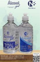 Álcool gel 70% - higienizador de mãos 500ml - New Belle
