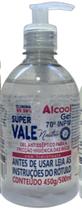 Alcool gel 70inpm com hidratante - pump -caixa c/ 12 unidades super vale Alcool gel 70inpm com hidratante - pump -caixa c/ 12 unidades super vale