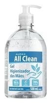 Alcool gel audax 70 com valvula pump 500 gramas