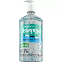 Alcool gel higienizador asseptgel fresh blue 420g