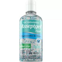 Alcool gel higienizador asseptgel fresh blue 52g Alcool gel higienizador asseptgel fresh blue 52g