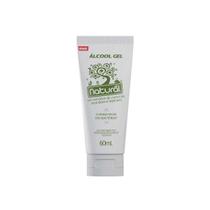 Álcool Gel Natural Vegano 70% C/ Extrato de Camomila, Erva Doce e Aloe Vera 60ml